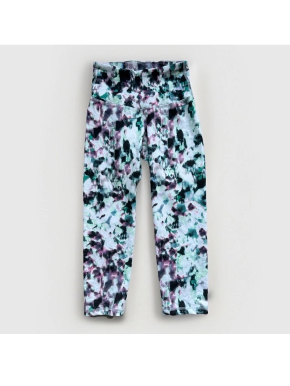 Old Navy Active Go-Dry Women’s XS Capri High-Waist Leggings Abstract Multicolor - Picture 2 of 6